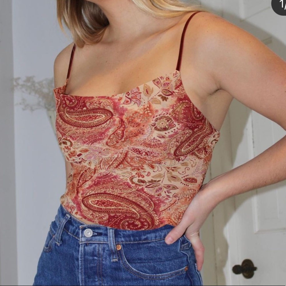 Paisley tank top